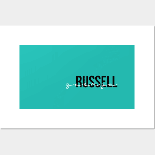 George Russell Driver Name - 2022 Season #5 Posters and Art